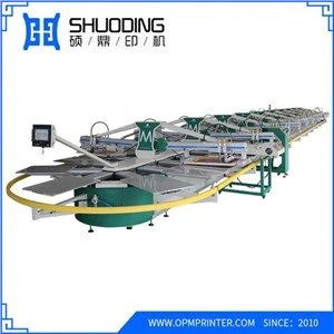 Otomatik Oval Serigrafi Baskı Makinesi